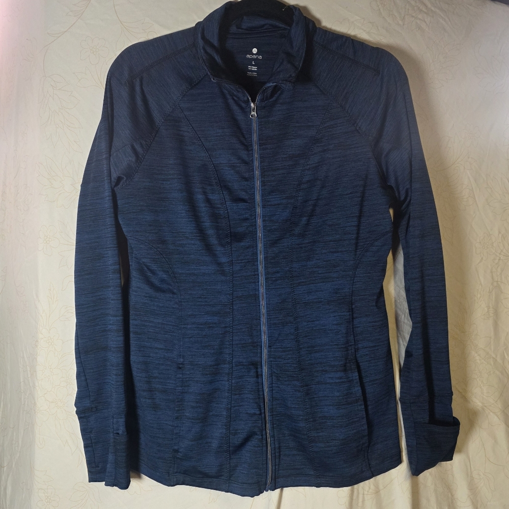 Apana Navy Full-Zip Jacket